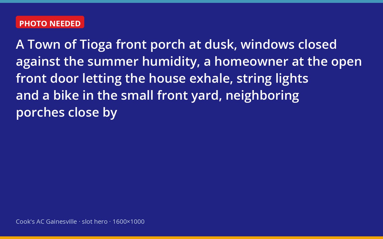 Homeowner opening the front door of a tightly built Gainesville house at dusk